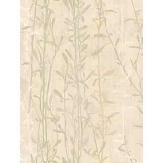 Seabrook Designs LE20204 Leighton Acrylic Coated Asian Influence Wallpaper